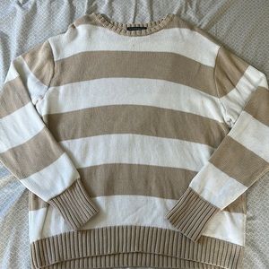 Brianna Cotton Thick Stripe Sweater